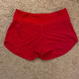 Like New Lululemon Speed Up Mid-Rise Lined Short 4”